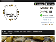 Tablet Screenshot of elrincondehuelva.com